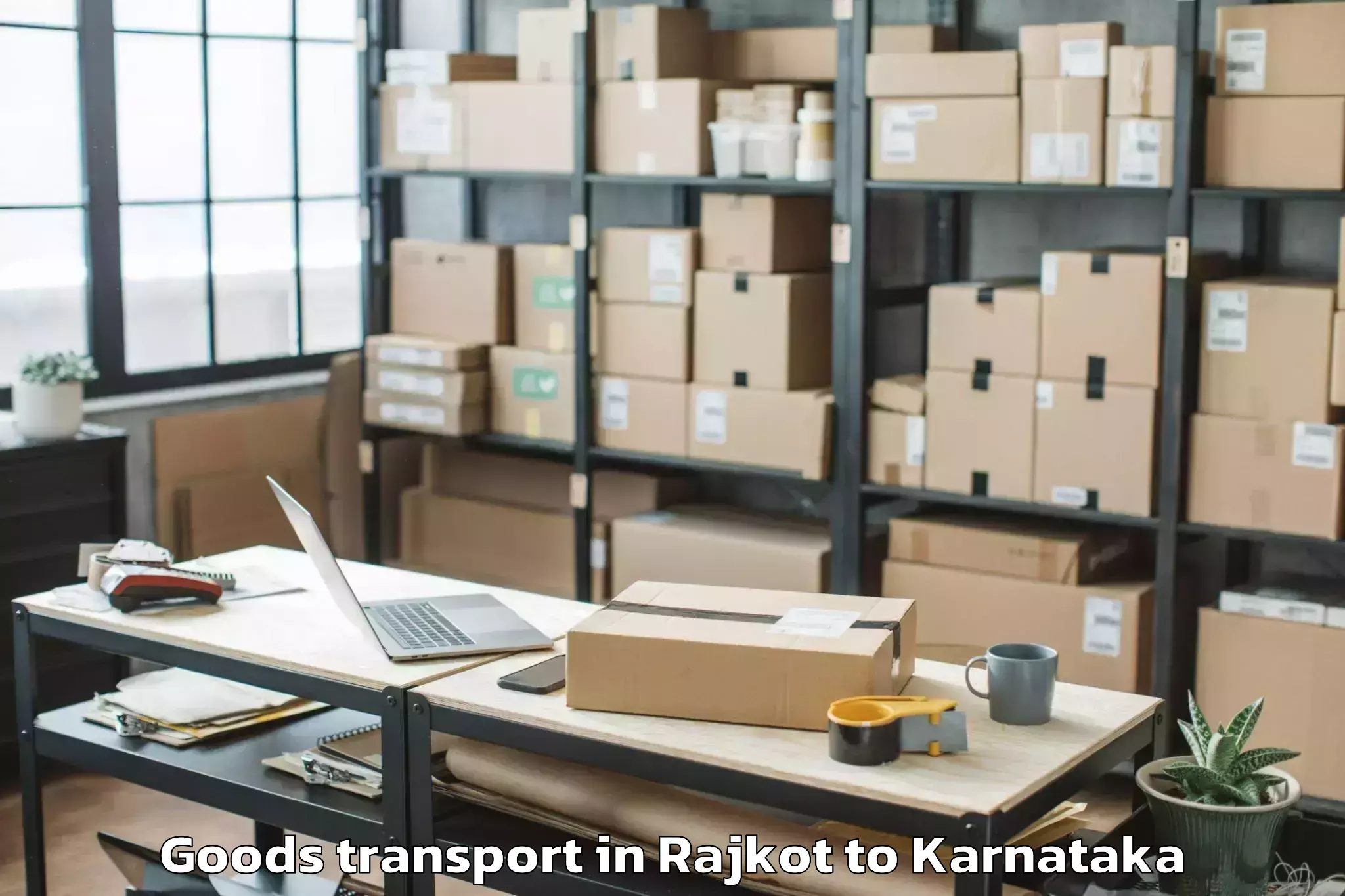 Comprehensive Rajkot to Emmiganur Goods Transport